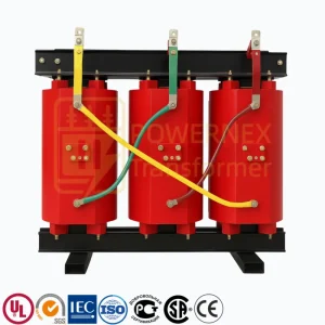 1000 kVA three phase dry type transformer, medium voltage 13.8 kV to 480Y/277 V, CE UL certified power transformer – PowerNex