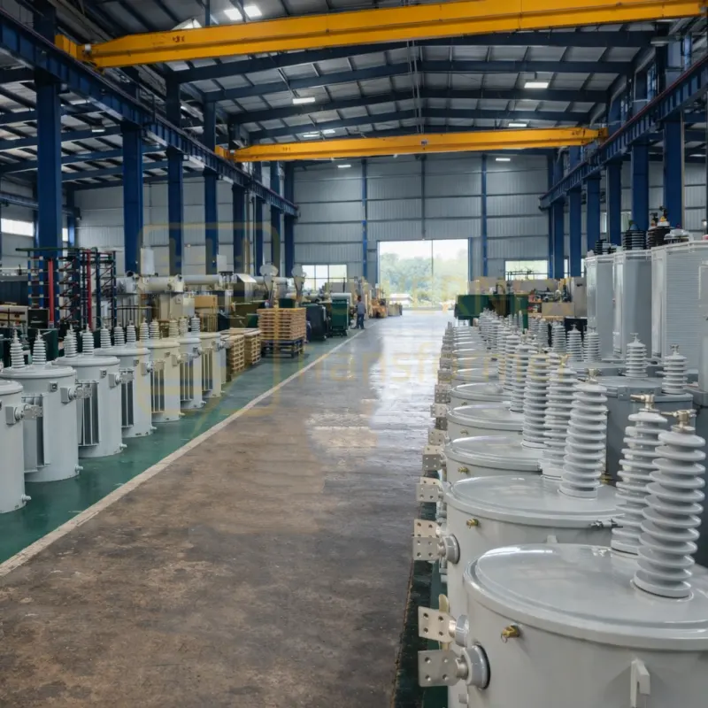 150 kVA pole mounted distribution transformer single phase oil-filled, 13.2kV–13.8kV to 240/120V, ANSI IEC certified utility transformer by PowerNex