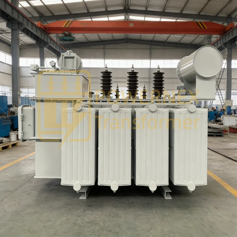 3000 kVA three phase oil-filled power transformer, 35 kV primary to 13.8 kV / 11 kV secondary, medium voltage distribution transformer for industrial and utility applications, global supply by PowerNex