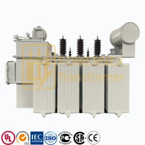 3000 kVA three phase medium voltage electric transformer, 35 kV / 33 kV / 13.8 kV primary to 13.8 kV / 11 kV secondary, industrial and utility distribution, global supply by PowerNex