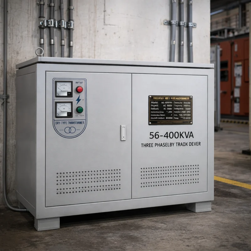 400kVA three phase dry-type step-up isolation transformer, 220V to 380V industrial power transformer, custom manufacturer and factory in China with global sales, PowerNex