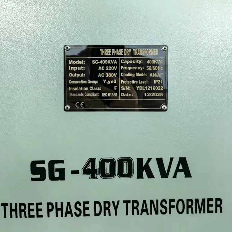 400kVA industrial dry-type step-up isolation transformer wholesale supplier, three phase 220V to 380V power distribution transformer, China factory with global sales, PowerNex