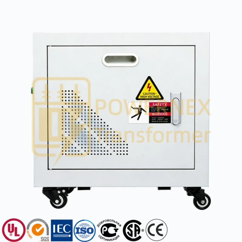 45kVA 480V to 208V dry-type isolation transformer for industrial power distribution, three phase electrical isolation transformer manufactured in China for USA, Canada, Brazil, Australia and global markets – PowerNex