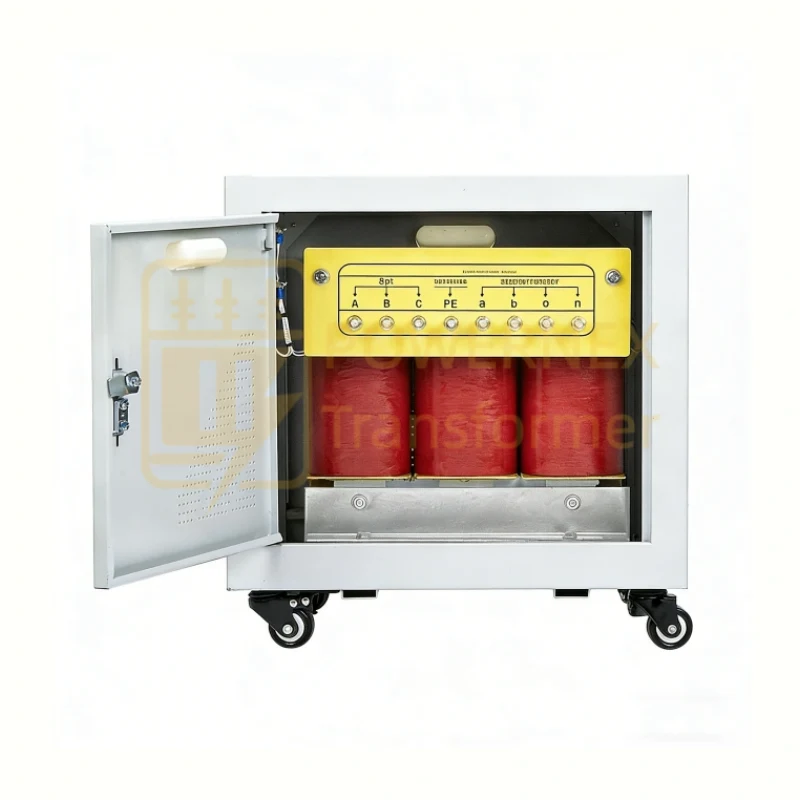 45kVA dry type isolation transformer 480V to 208Y/120V, three phase electrical isolation transformer manufactured in China for USA, Canada, Brazil, Australia and worldwide markets, factory direct supply – PowerNex