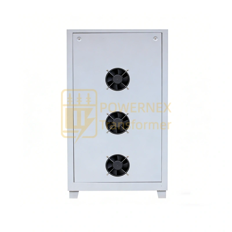 60 kVA three phase AVR voltage regulator for industrial power systems, automatic voltage stabilizer manufactured by China leading factory supplier with global sales to USA, Canada, Brazil, Australia, Middle East and Europe – PowerNex