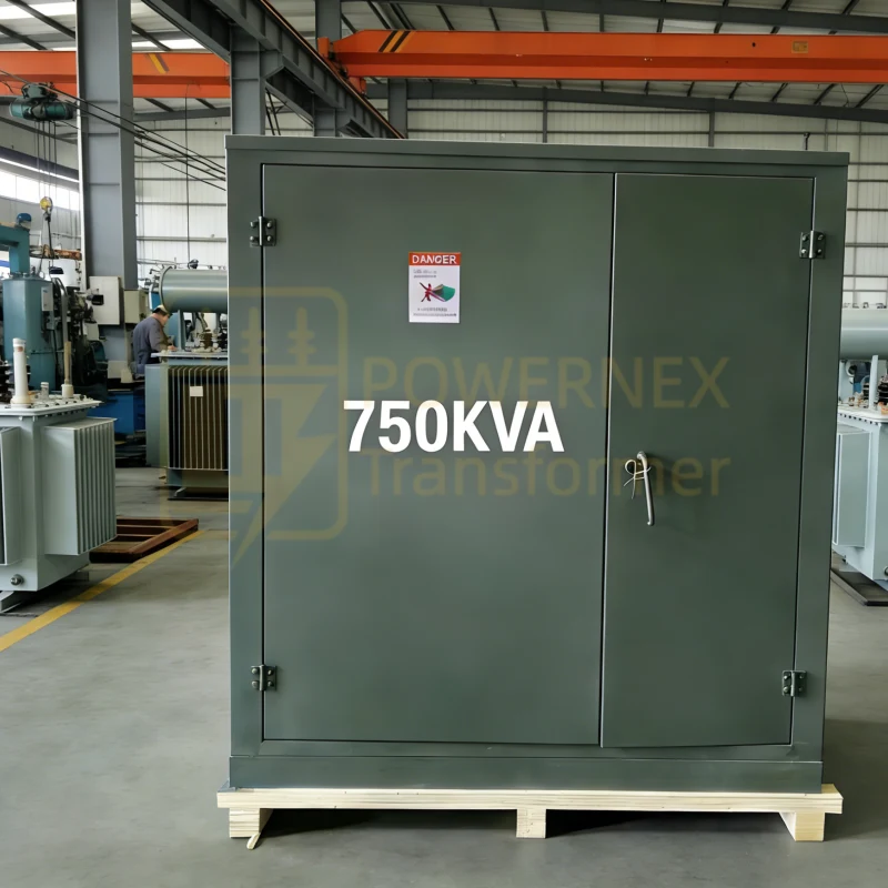 750 kVA custom pad mount transformer factory supply, utility-grade outdoor pad mounted distribution transformer, three-phase medium voltage to low voltage, global utility and commercial power systems, manufacturer direct – PowerNex