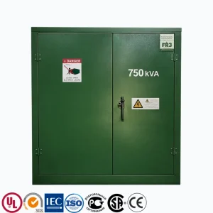 750 kVA pad mounted transformer OEM manufacturer, custom pad mount power transformer, three-phase medium voltage to low voltage distribution, 13.8 kV to 480 V outdoor utility transformer, factory direct supply – PowerNex