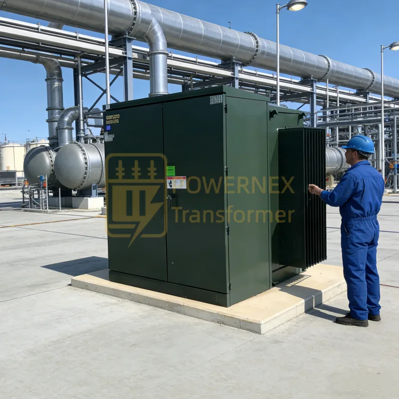 1000kVA pad-mounted distribution transformer with 13.8kV primary and 480Y/277V secondary for utility grid applications, manufactured by China factory