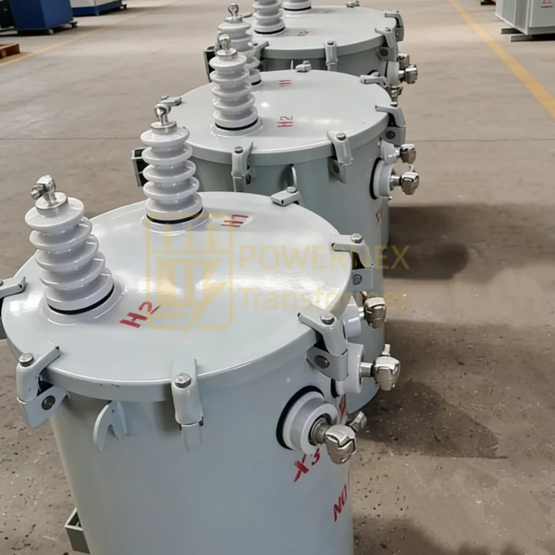 100kVA pole-mounted distribution transformer for worldwide utility and grid applications with 380V–480V output, suitable for industrial, commercial, and EPC projects, single-phase or three-phase, outdoor-ready, IEC and ANSI certified, available in capacities from 5kVA to 500kVA and supporting custom voltage and wiring configurations PowerNex