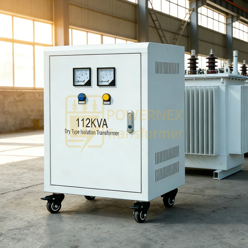 112KVA Dry Isolation Transformer 415V/240V for Safe, Durable Commercial and Industrial Applications, High Efficiency, Multi-Purpose, Customizable, Factory Price, Global Certifications | PowerNex