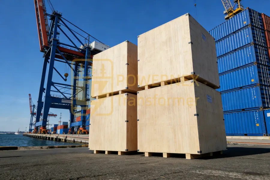 1500 kVA three phase pad mounted distribution transformer with 13.2kV 13.8kV 24.9kV 34.5kV primary and 480Y277V secondary for utility power distribution, factory manufactured in China for global utility and EPC projects PowerNex