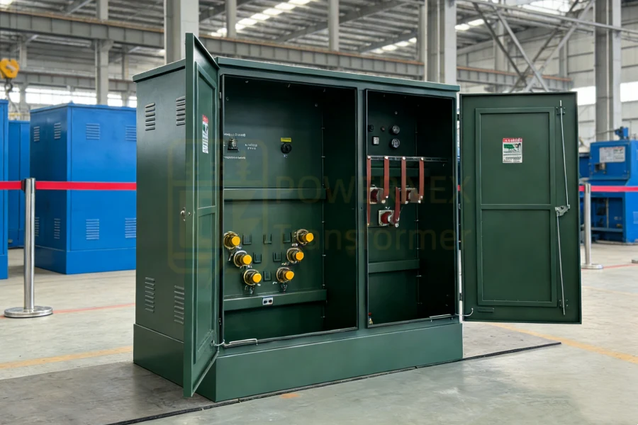 Three Phase Pad Mounted Power Transformer 1500 kVA 13.2kV–34.5kV to 480Y/277V High Efficiency Utility & EPC Project Transformer Global Certified PowerNex