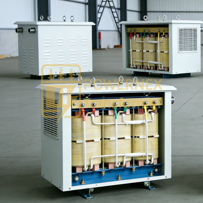 200 kVA marine isolation power transformer for shipboard lighting networks, dry-type oil-free design, marine-grade insulation, factory manufacturer wholesale supply by PowerNex