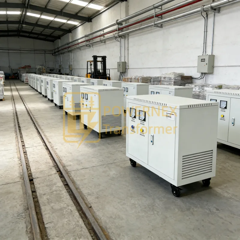 PowerNex 250 kVA three-phase isolation transformer for industrial photovoltaic systems, energy storage projects, and microgrids, designed for grid interconnection, voltage isolation, and global renewable energy applications.