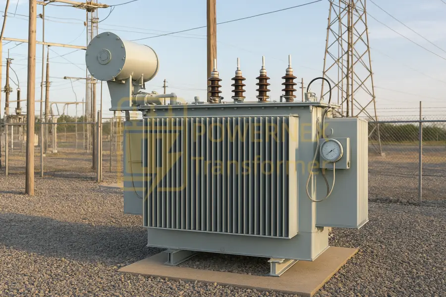 2500 kVA 35kV electrical substation high voltage power transformer for utility grid and industrial power systems, factory wholesale supply, IEC IEEE UL CE CSA compliant, custom voltage and rating options available, global manufacturer PowerNex