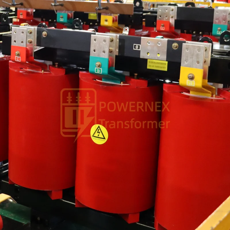 300 kVA dry type transformer with custom primary voltage 6.6kV 10kV 11kV stepping down to 400V for industrial power distribution PowerNex