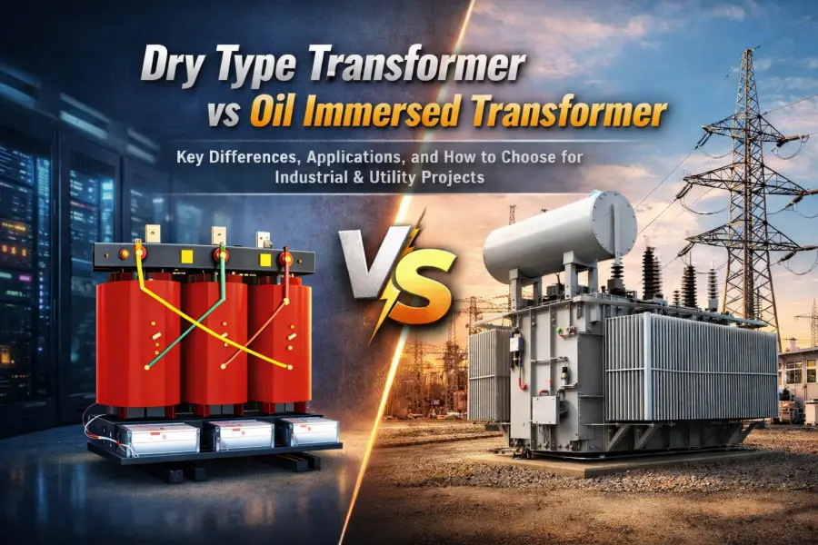 Dry type transformer vs oil immersed transformer comparison for industrial and utility power projects in the USA, Canada, Brazil, Mexico, and South America