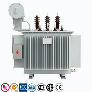 Three phase oil filled distribution transformer with medium voltage primary 13.8 kV 13.2 kV 12.47 kV and secondary 480Y/277 V or 208Y/120 V, oil immersed power transformer for utility, industrial and commercial distribution, global wholesale supply – PowerNex