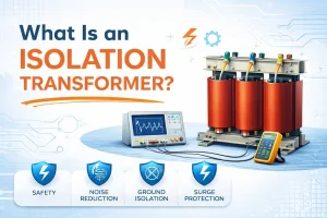 Industrial isolation transformer used in modern power systems to improve electrical safety, power quality, and equipment protection for industrial and commercial applications