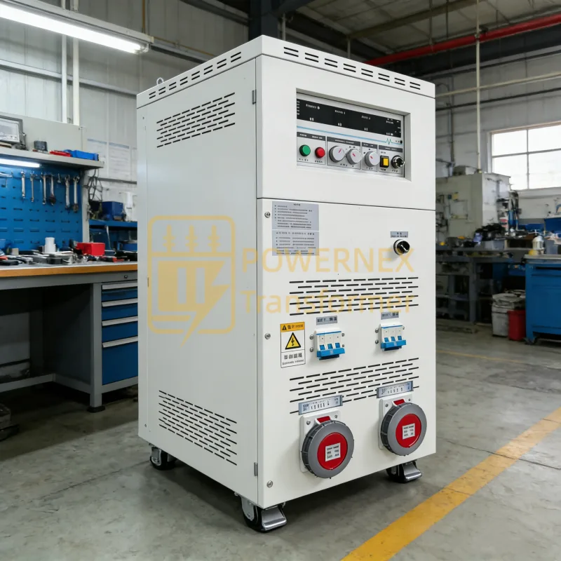 30kVA single phase variable frequency power supply factory manufactured in China, industrial 110V–240V test power source for laboratory and factory testing, wholesale supplier for global markets – PowerNex