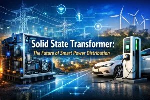 Solid state transformer (SST) by PowerNex Transformers for smart power distribution, EV charging, and renewable energy systems